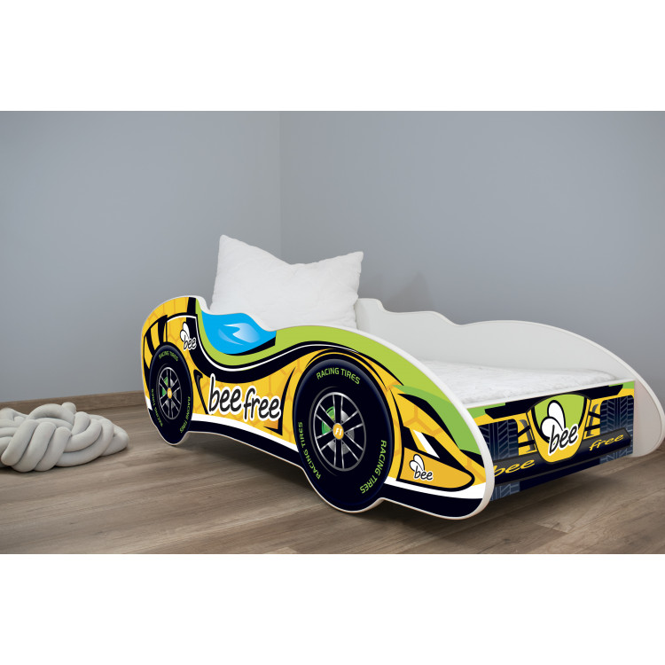 Detská auto posteľ Top Beds F1 160cm x 80cm - BEE FREE